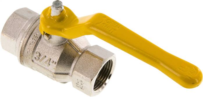 Partbase KH 34 DVGW Messing-Kugelhahn, DVGW, Rp 3/4", -0,9 bis 40 bar