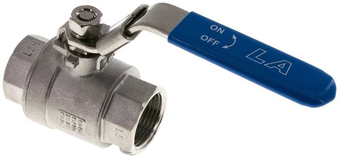 Partbase KH 34 K ES E-40 Edelstahl-Kugelhahn, Eco-Line sehr leicht, G 3/4", PN40
