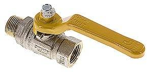 Partbase KH 38 IA DVGW Messing-Kugelhahn, DVGW, R 3/8" / Rp 3/8", -0,9 bis 50bar