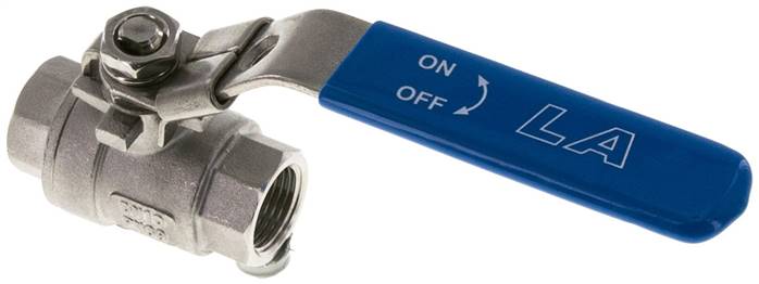 Partbase KH 38 K ES E-40 Edelstahl-Kugelhahn, Eco-Line sehr leicht, G 3/8", PN40