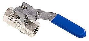 Partbase KH 38 KEY Messing-Kugelhahn, abschließbar, Rp 3/8", -0,98 bis 65 bar