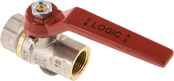 Partbase KH 38 SF Messing-Kugelhahn, Rp 3/8", -0,9 bis 80 bar, silikonfrei gefertigt