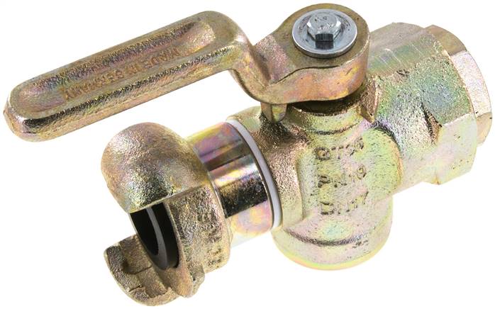 Partbase KH EH G 12 Einfach-Kükenhahn mit Kompressorenkupplung, G 1/2"(IG)