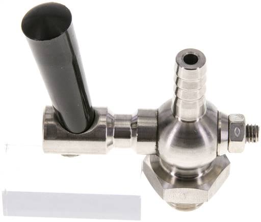 Partbase KHS 14 ES Edelstahl-Schlauchhahn G 1/4"-9 (3/8")mm, PN 6