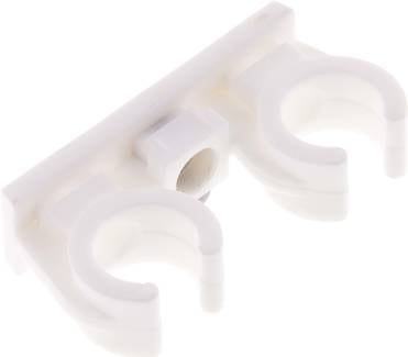 Partbase KK 18-2 Rohrbefestigungsclip (2-fach) für 16 - 18mm Rohr