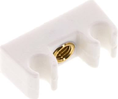 Partbase KK 6-2 Rohrbefestigungsclip (2-fach) für 6mm Rohr