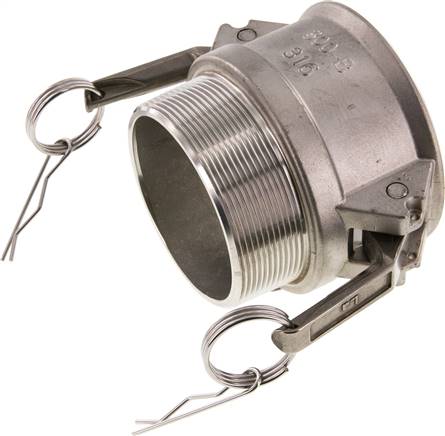 Partbase KLDG 30 ES Kamlock-Kupplung (B) R 3"(AG), Edelstahl (1.4408)