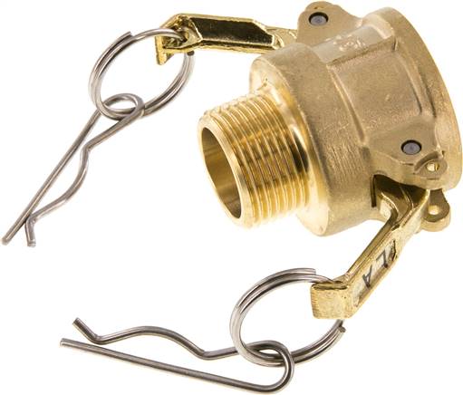 Partbase KLDG 34 MS Kamlock-Kupplung (B) R 3/4"(AG), Messing