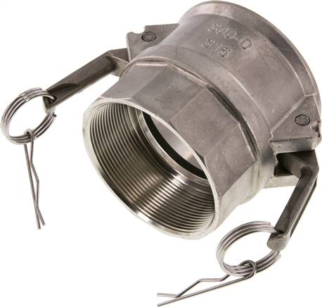 Partbase KLDGI 30 ES Kamlock-Kupplung (D) Rp 3"(IG), Edelstahl (1.4408)