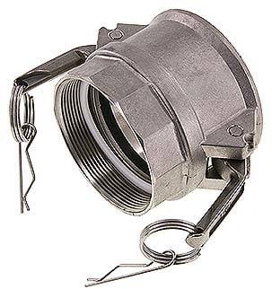 Partbase KLDGI 30 ES-DIN DIN/EN-Kamlock-Kupplung (D/DF) G 3"(IG), Edelstahl (1.4408)