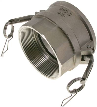Partbase KLDGI 40 ES-NPT Kamlock-Kupplung (D) NPT 4"(IG), Edelstahl (1.4408)