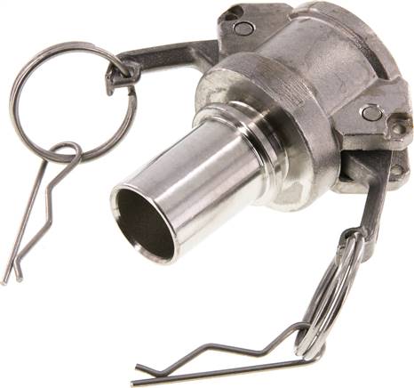 Partbase KLDS 25 ES-DIN DIN/EN-Kamlock-Kupplung (C/CC) 25 (1")mm Schlauch, Edelstahl (1.4408)