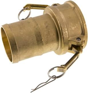 Partbase KLDS 75 MS Kamlock-Kupplung (C) 75 (3")mm Schlauch, Messing