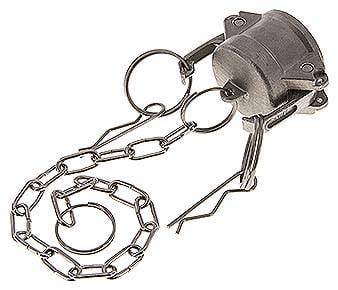 Partbase KLDV 10 ES Kamlock-Verschlusskappe (DC) 1", Edelstahl (1.4408)