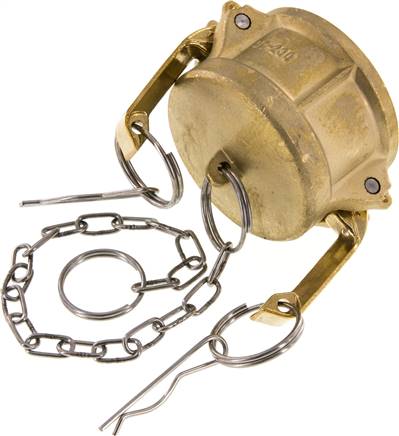 Partbase KLDV 20 MS Kamlock-Verschlusskappe (DC) 2", Messing