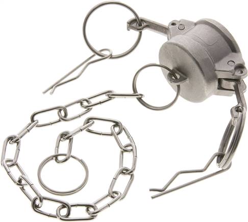 Partbase KLDV 34 ES Kamlock-Verschlusskappe (DC) 3/4", Edelstahl (1.4408)