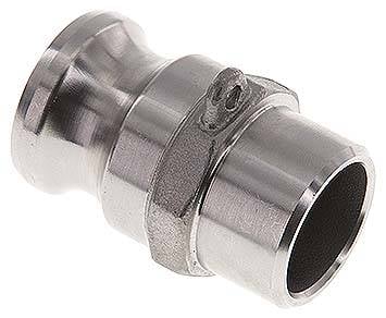 Partbase KLSAS 10 ES Kamlock-Stecker mit Anschweißende 33,7mm
