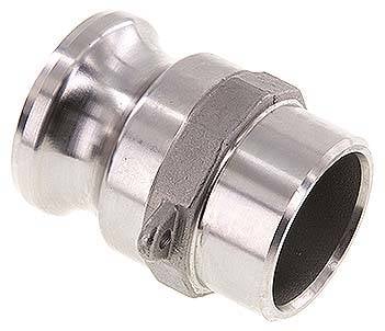 Partbase KLSAS 112 ES Kamlock-Stecker mit Anschweißende 48,3mm