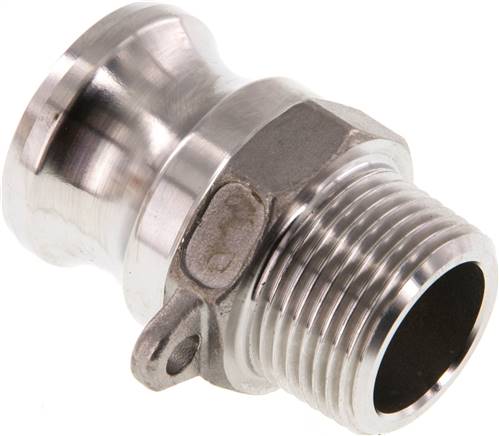 Partbase KLSG 34 ES Kamlock-Stecker (F) R 3/4"(AG), Edelstahl (1.4408)