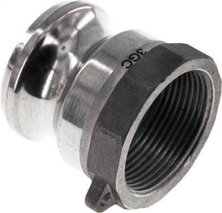 Partbase KLSGI 112 A Kamlock-Stecker (A) Rp 1-1/2"(IG), Aluminium