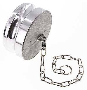 Partbase KLSV 40 A Kamlock-Verschlussstecker (DP) 4", Aluminium
