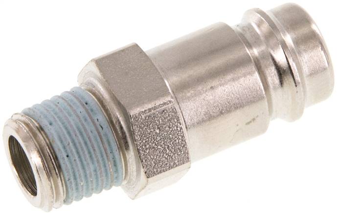 Partbase KSG 14 NW10 Kupplungsstecker (NW10) R 1/4"(AG), Stahl gehärtet & vernickelt