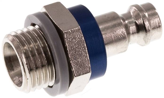 Partbase KSG 14 NW5 MSV-BL Kupplungsstecker (NW5) G 1/4"(AG), Messing vernickelt
