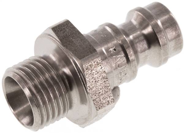 Partbase KSG 18 NW5 ES Kupplungsstecker (NW5) G 1/8"(AG), Edelstahl