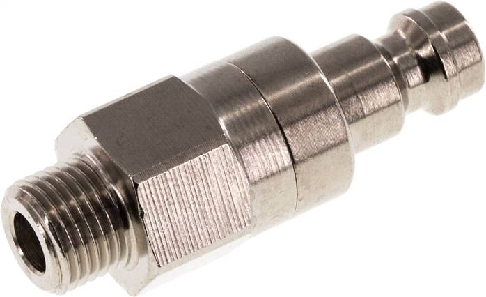 Partbase KSG 18 NW5 MSV BA Kupplungsstecker (NW5) G 1/8"(AG), Messing vernickelt