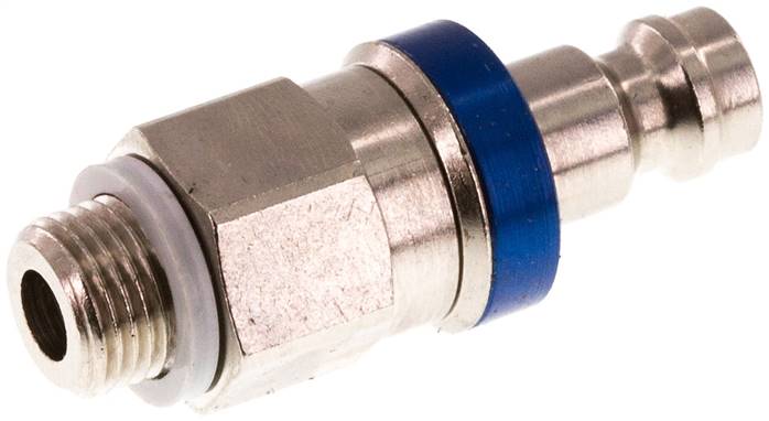 Partbase KSG 18 NW5 MSV BA-BL Kupplungsstecker (NW5) G 1/8"(AG), Messing vernickelt