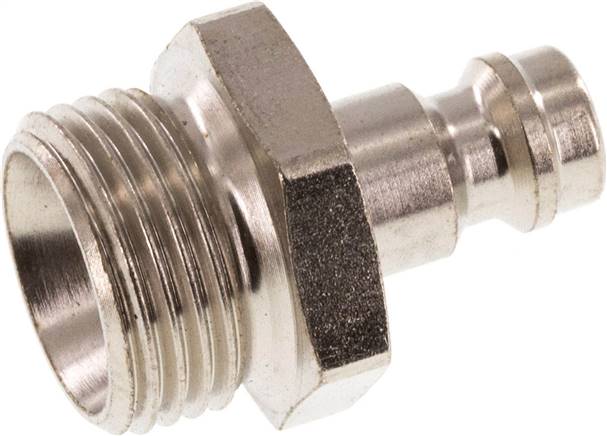 Parker KSG 38 NW5 ST Kupplungsstecker (NW5) G 3/8"(AG), Stahl verzinkt