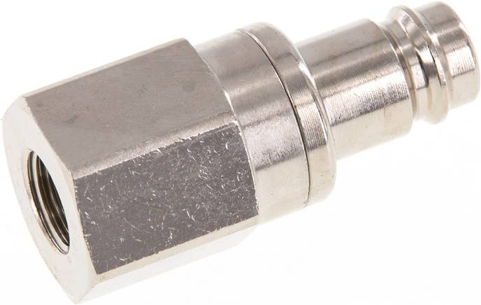 Partbase KSGI 14 NW10 BA Kupplungsstecker (NW10) G 1/4"(IG), Messing vernickelt