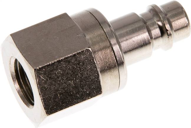 Partbase KSGI 14 NW7 MSV BA Kupplungsstecker (NW7,2) G 1/4"(IG), Messing vernickelt