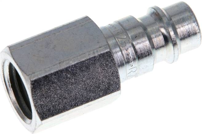 Parker KSGI 14 NW7 ST Kupplungsstecker (NW7,2) G 1/4"(IG), Stahl gehärtet & verzinkt