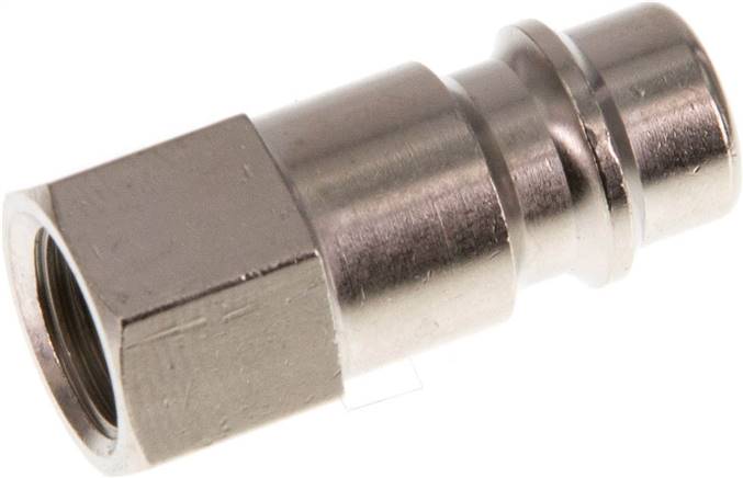 Partbase KSGI 18 NW7 MSV Kupplungsstecker (NW7,2) G 1/8"(IG), Messing vernickelt