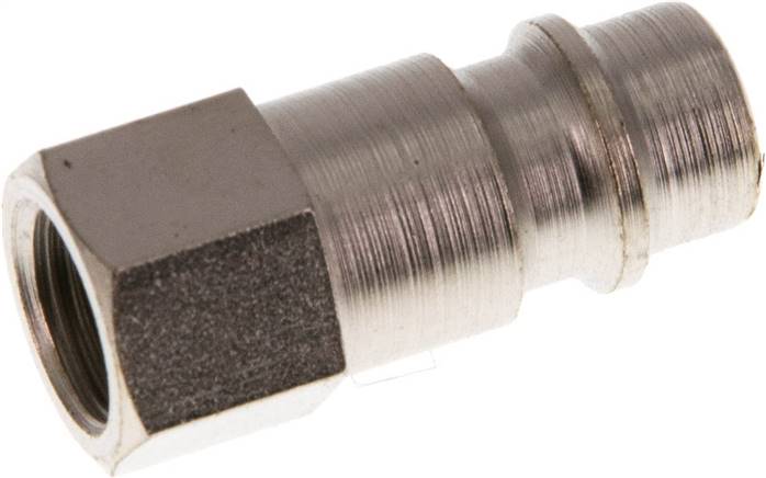 Partbase KSGI 18 NW7 ST Kupplungsstecker (NW7,2) G 1/8"(IG), Stahl gehärtet & verzinkt