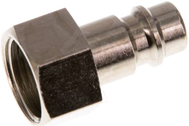 Partbase KSGI 38 NW7 MSV Kupplungsstecker (NW7,2) G 3/8"(IG), Messing vernickelt