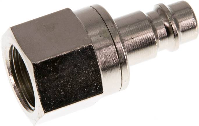 Partbase KSGI 38 NW7 MSV BA Kupplungsstecker (NW7,2) G 3/8"(IG), Messing vernickelt