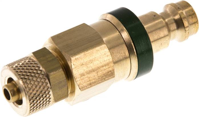 Partbase KSK 4 NW5 BA-GR Kupplungsstecker (NW5) 6x4mm Schlauch, Messing