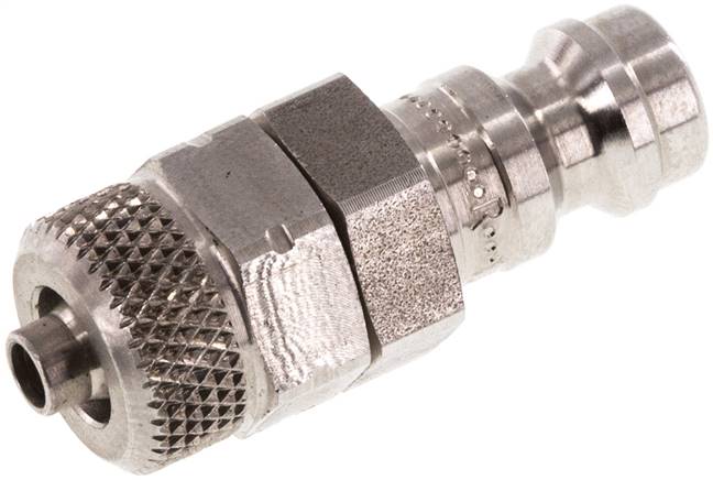 Parker KSK 4 NW5 ES4A Kupplungsstecker (NW5) 6x4mm Schlauch, 1.4404