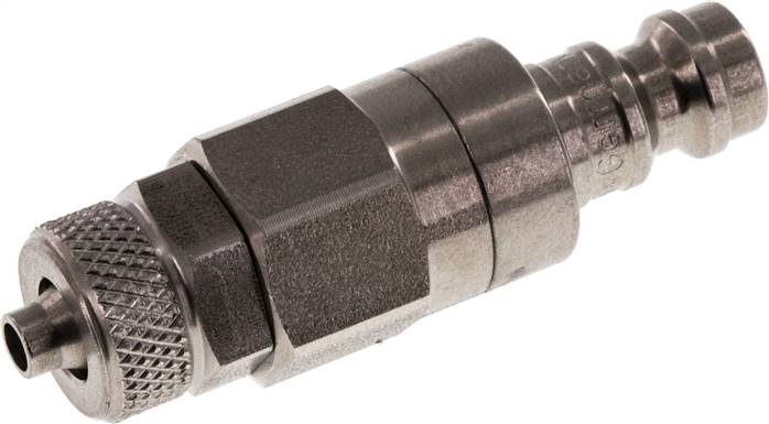 Partbase KSK 4 NW5 ES BA Kupplungsstecker (NW5) 6x4mm Schlauch, Edelstahl