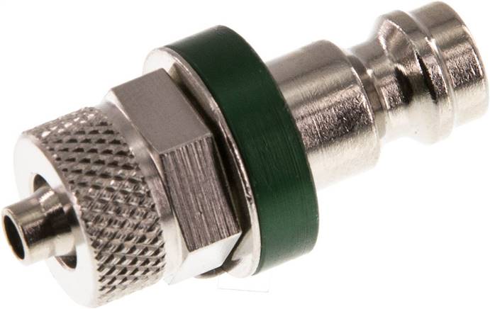 Partbase KSK 4 NW5 MSV-GR Kupplungsstecker (NW5) 6x4mm Schlauch, Messing vernickelt