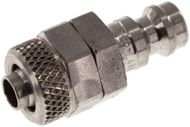 Parker KSK 6 NW5 ES4A Kupplungsstecker (NW5) 8x6mm Schlauch, 1.4404