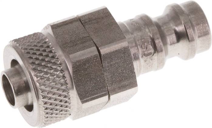 Partbase KSK 6 NW5 ES Kupplungsstecker (NW5) 8x6mm Schlauch, Edelstahl