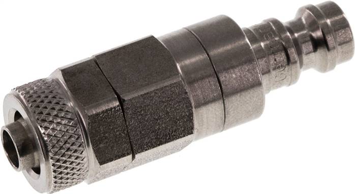 Partbase KSK 6 NW5 ES BA Kupplungsstecker (NW5) 8x6mm Schlauch, Edelstahl