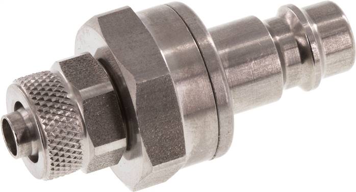 Partbase KSK 6 NW7 ES BA Kupplungsstecker (NW7,2) 8x6mm Schlauch, Edelstahl