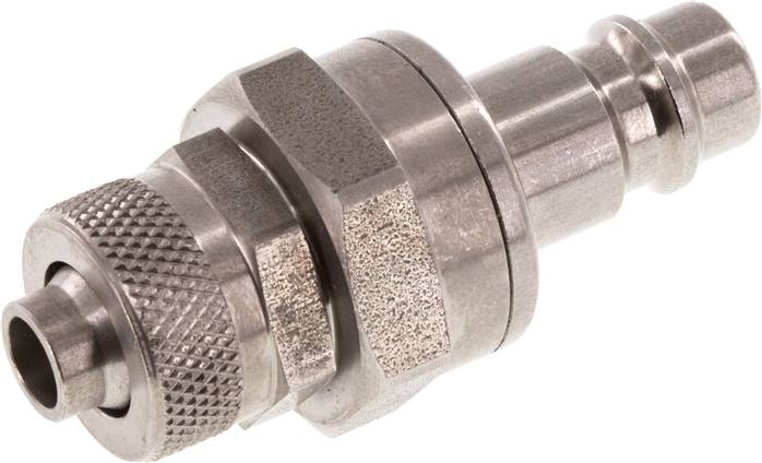 Partbase KSK 8 NW7 ES BA Kupplungsstecker (NW7,2) 10x8mm Schlauch, Edelstahl