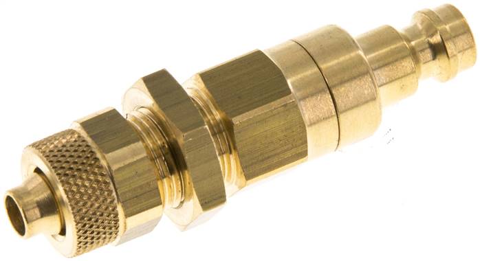Partbase KSKS 6 NW5 BA Schott-Kupplungsstecker (NW5) 8x6mm Schlauch, Messing
