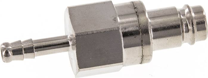 Parker KSS 6 NW10 BA Kupplungsstecker (NW10) 6 (1/4")mm Schlauch, Messing vernickelt