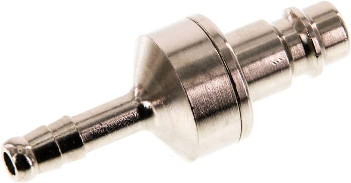 Partbase KSS 6 NW7 MSV BA Kupplungsstecker (NW7,2) 6 (1/4")mm Schlauch, Messing vernickelt